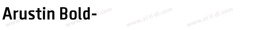 Arustin Bold字体转换